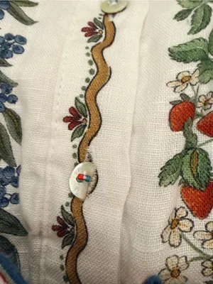Farm Rio Fruit Beauty Off-White Romper size XL thumbnail 8