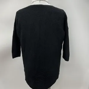 Express black XS hi lo V neckline sweater thumbnail 5