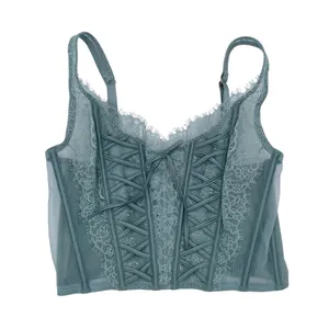 Victoria's Secret Dream Angels Unlined Lace Up Corset Size Small DD Fairycore thumbnail 3
