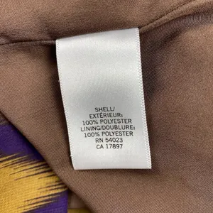 Banana Republic Womens Size 8 Dress‎ Orange Purple Western Chiffon Boho Peasant thumbnail 5