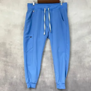 FIGS Zamora Jogger Scrub‎ Pants Women Medium Blue Stretch Minimal Healthcare thumbnail 14