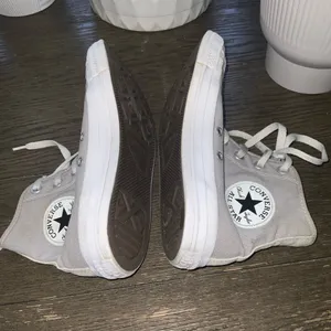 Converse Unisex Chuck Taylor Gray High-Top Sneakers Size Women’s 8 Men’s 6 thumbnail 7