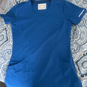 Skechers Blue Scrub Top thumbnail 1