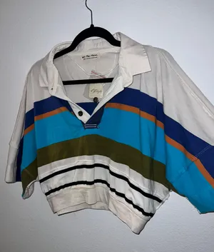 We The Free Preppy Striped Polo Tshirt thumbnail 5