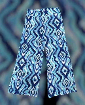 Lilly Pulitzer Lolani 100% Silk Palazzo Pants‎ Skipped A Beach Resort Vacation thumbnail 2