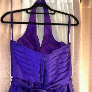 NWT Angelina Faccenda Size 12 Violet Halter Style Dress thumbnail 9