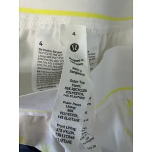 Lululemon Court Rival High Rise Skirt Extended Liner Cross‎ Court Electric Lemon thumbnail 7