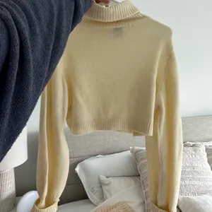 turtleneck cropped a weater  thumbnail 2