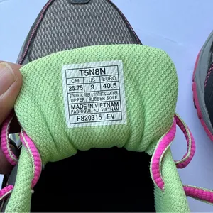 ASICS Gel Venture 5 Trail Running Shoes Women’s Size 9 Gray Pink Green thumbnail 9