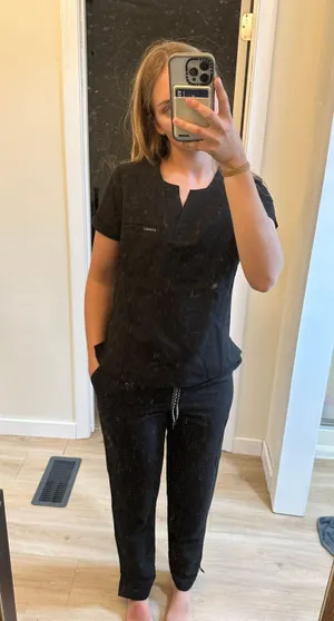 Jaanuu Black Scrub Set thumbnail 1