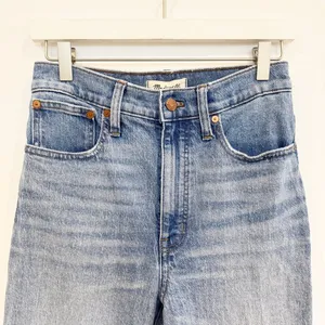 Madewell Perfect‎ Vintage Jeans Size 26 Blue Reinhart Wash Straight Grunge Indie thumbnail 4