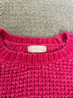 Altard State Women's Hot Pink Chunky Knit Sweater size XS! thumbnail 2