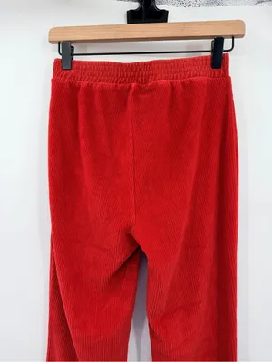 Aerie Groove-On Corduroy Flare Pants Womens S Sundried Red Y2K‎ 70s thumbnail 5