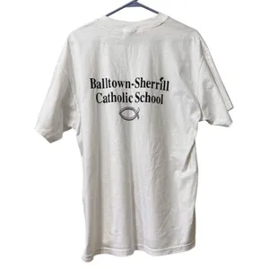 Vintage 90's Religous T‎ Let Tge Little Ones Come To Me Bible quote T shirt 90's thumbnail 2