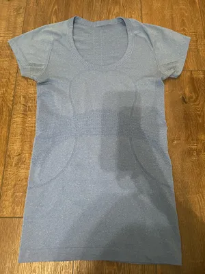 Blue Lululemon Swiftly Tech short Sleeve thumbnail 1