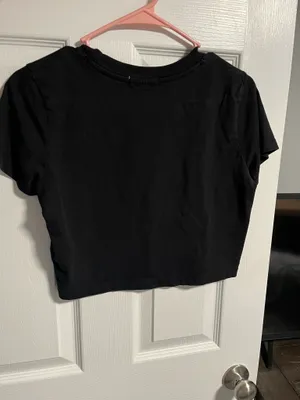 Cotton on black crop top S thumbnail 5