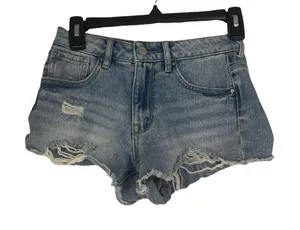 Pac‎ Sun Size 23 High Rise Festival Shorts Daisey Duke thumbnail 1