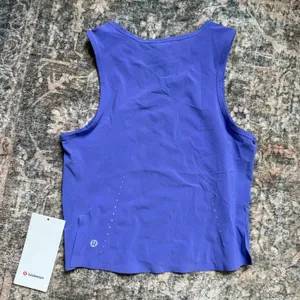 NWT Lululemon Swift Ventilated Running Tank Charged Indigo Purple W1DSMS Size 2 thumbnail 4