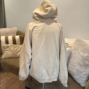 Boohoo Cream Hooded Sweatshirt thumbnail 3