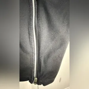 Nike Black Dri Fit Athletic Pants with Small Silver Swoosh, Size XL thumbnail 5