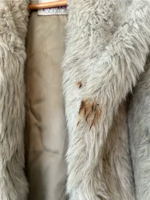 Monterey Fashions Vintage Long Faux Fur Coat in Cool Gray Women's Winter Coat thumbnail 2