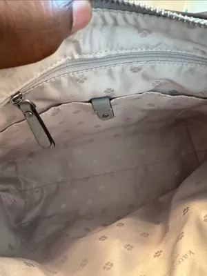 kate spade taupe pebbled leather shoulder bag thumbnail 7