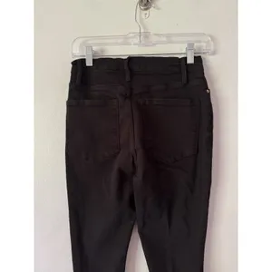 FRAME Le Pixie Ali Cigarette Stirrup Black Skinny Stretch High Rise Jeans Sz 26 thumbnail 5