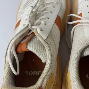 Sorel x Prana Sneakers Explorer Blitz Womens Leisure Lace Sea Salt Sz 8.5 Orange thumbnail 6