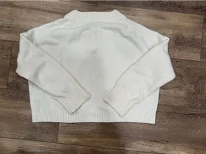 Abercrombie Sweater Women’s V-Neck white thumbnail 5