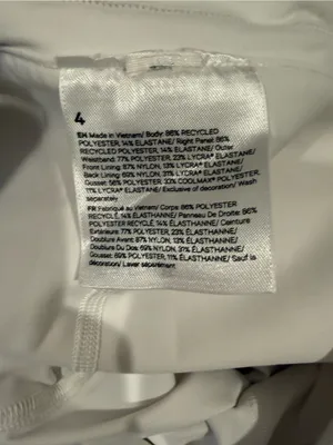 LULULEMON Asymmetrical Pleated Tennis Skirt Skort White Size 4 thumbnail 11