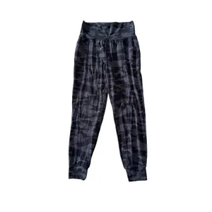 Athleta Salutation Camo Jogger Women‎ Small Black Grey Excellent High Waist thumbnail 3