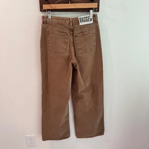 The Ragged Priest Alina Low Rise Baggy Brown Crossover‎ Waist Jeans Size 26 thumbnail 4