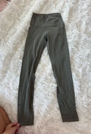 Green Lululemon Align Leggings 2 thumbnail 1