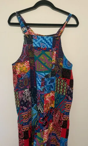 Boho style overalls Multiple Size XL thumbnail 1