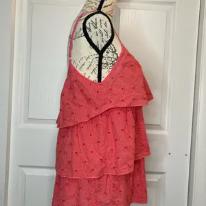 Lsenboye Eyelet Zipper Front Flowy Tank Top thumbnail 4