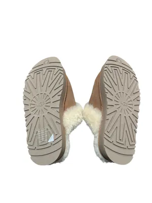 Women's UGG Brand Disquette Platform Slippers Shoes Size 9 Chestnut 1122550 New thumbnail 5