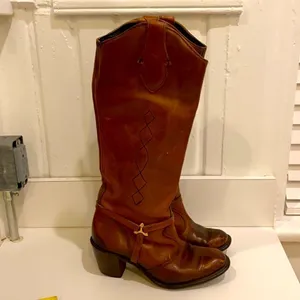 Vintage Wrangler Western Hippie Boots 70s‎ 80s Boho A8 thumbnail 6