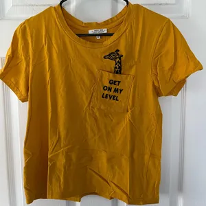 Marshall’s mustard yellow T shirt. thumbnail 3