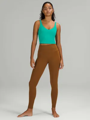 Lululemon • Align Tank Top crop Maldives Green nulu built in bra athletic yoga thumbnail 4