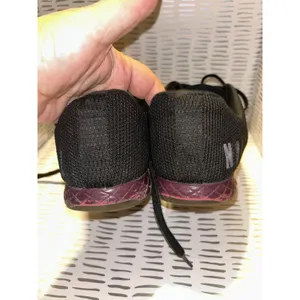 NOBULL Outwork Trainer Black Red Gum SuperFabric Women's‎ Cross Fit Shoes 10.5 thumbnail 10