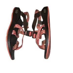 Chaco Orange and Brown Strappy Sandals Size 9 thumbnail 7