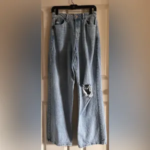 Garage Urbain A Jambe Large/‎ Street Wide Leg Jeans Size 27 (5) Back to School thumbnail 4