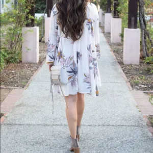 Free People ✨HP✨Electric Orchid Print Swing Tunic✨ thumbnail 7