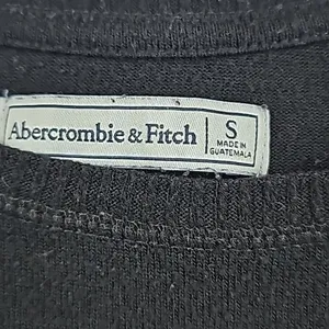 Abercrombie & Fitch Women's Black‎ Long Sleeve Crew Neck Pullover Sweater Size S thumbnail 4