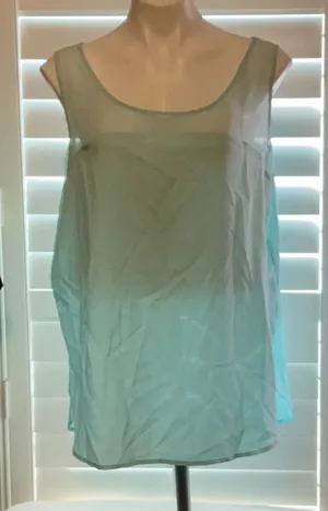 Cato Green Sleeveless Tank Top thumbnail 1