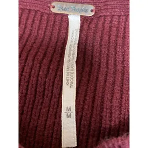 Free People Easy Street Multicolor Color Block Dolman Sleeve Tunic Sweater Top M thumbnail 3