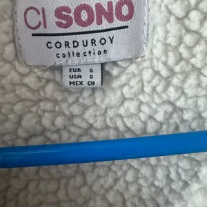 Ci Sono Light Beige Corduroy Button-Front Jacket thumbnail 7