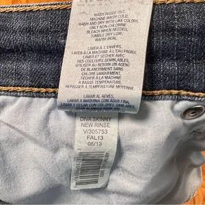 Old Navy Blue Skinny Jeans with Distressed Details New Without Tags thumbnail 7