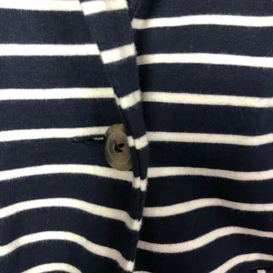 Boden Navy &‎ White Striped Summer Jersey Blazer 2 thumbnail 6