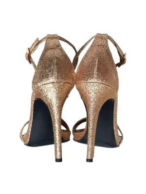 Steve Madden  Red Carpet Glittery Ankle Strap Stiletto Heel Sandals  Rose Gold thumbnail 14